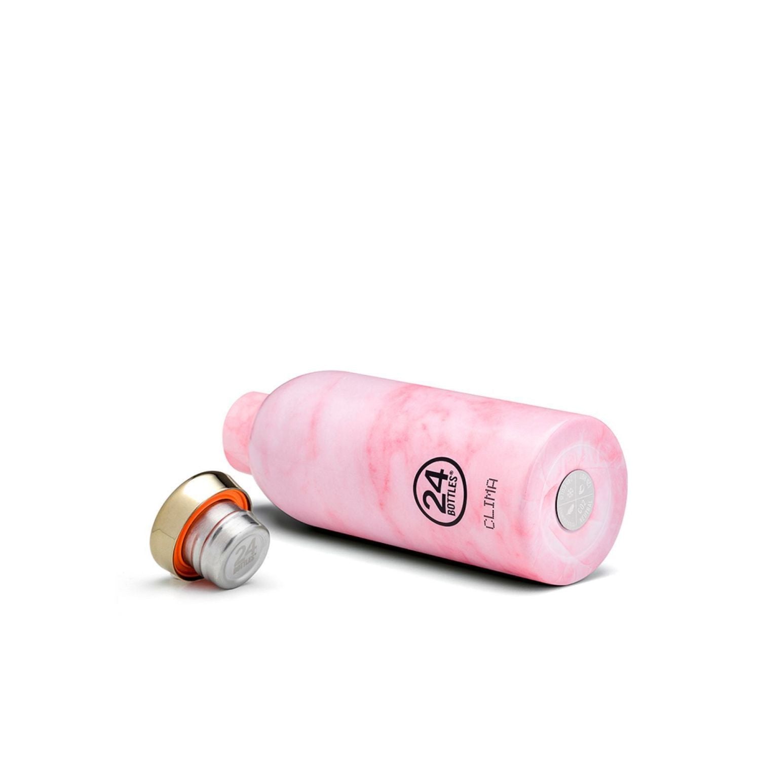 24 Bottles Clima 330ML Insulated Water Bottle - Pink Marble