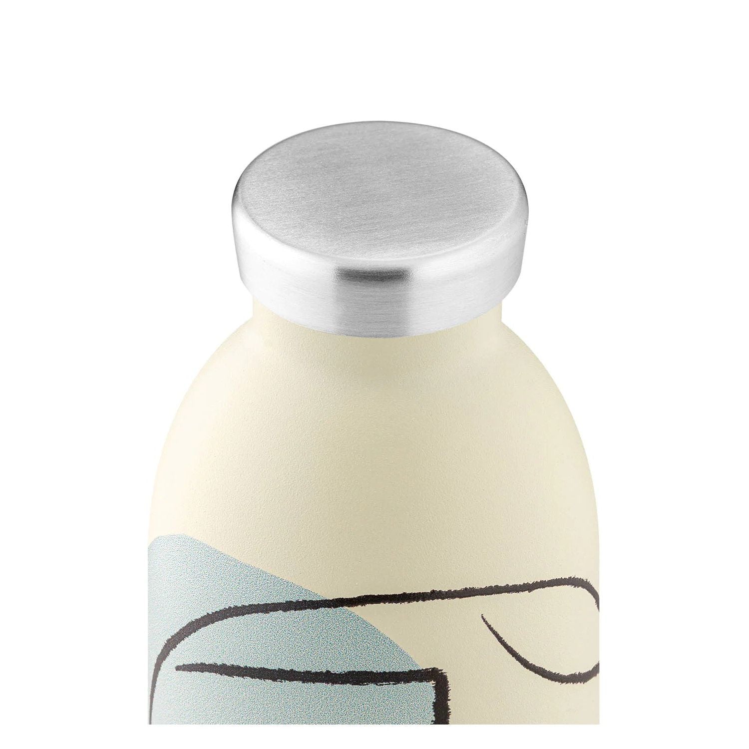 24 Bottles Clima 500ML Insulated Water Bottle - White Calypso