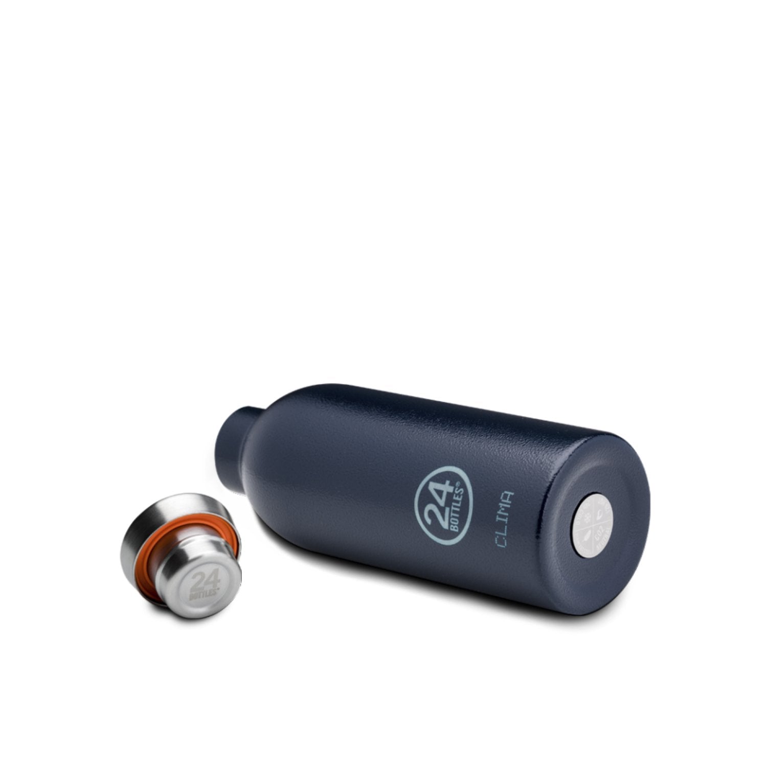 24 Bottles Clima 500ML Insulated Water Bottle - Rustic Deep Blue