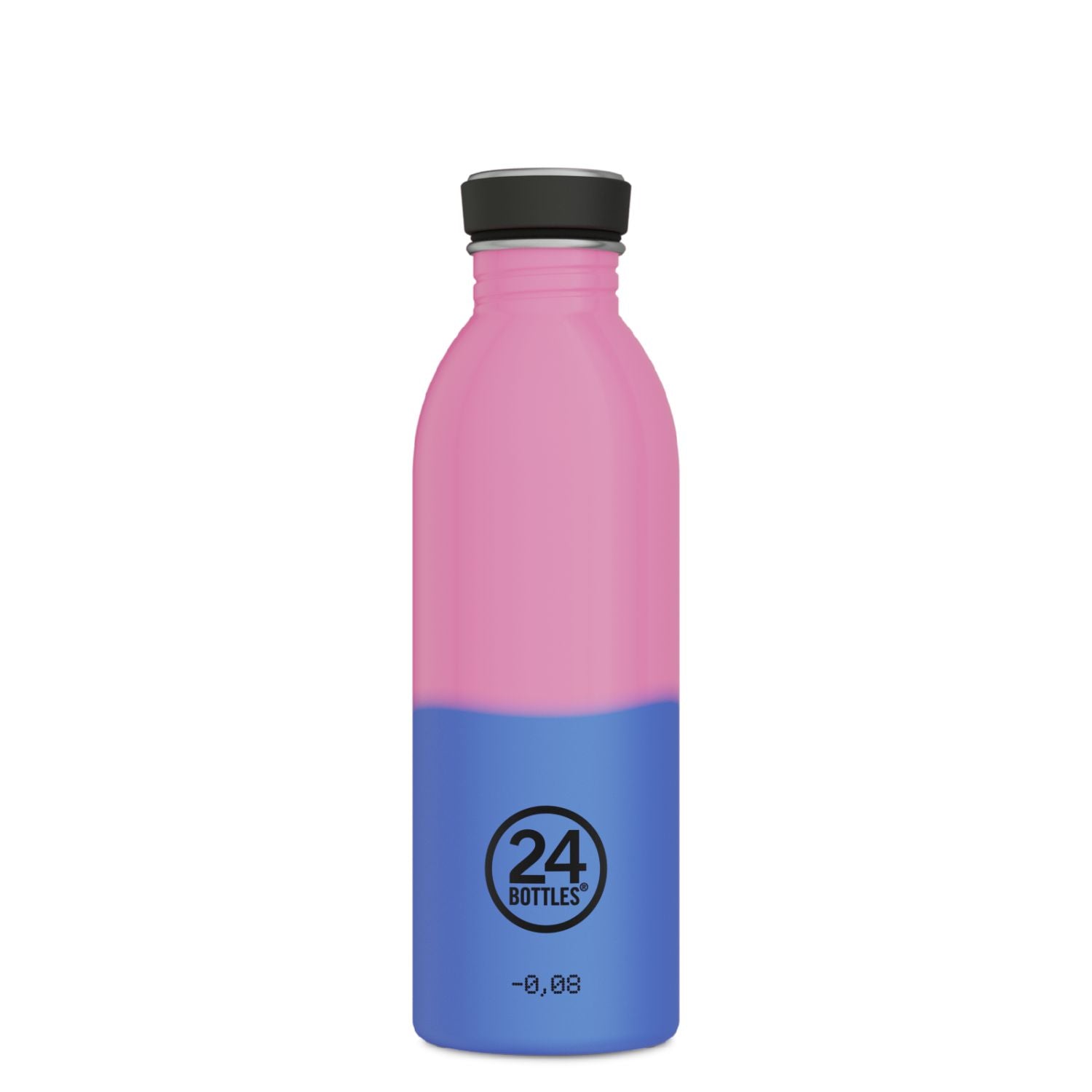 24 Bottles Urban 500ML Glossy Finish Water Bottle - Reactive Pink Blue