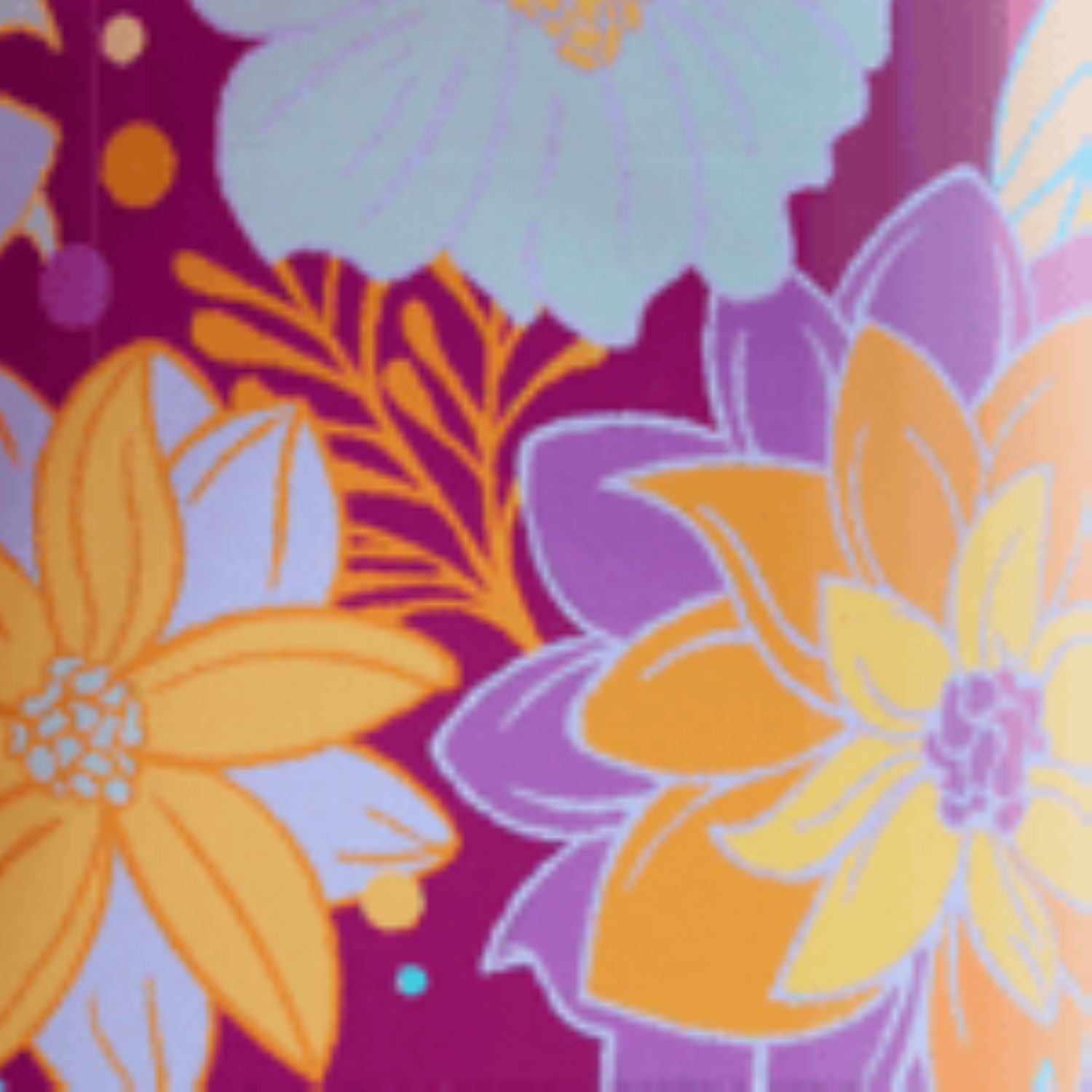 Nalgene 32Oz Wide Mouth Bottle Magenta With Botanical Florals