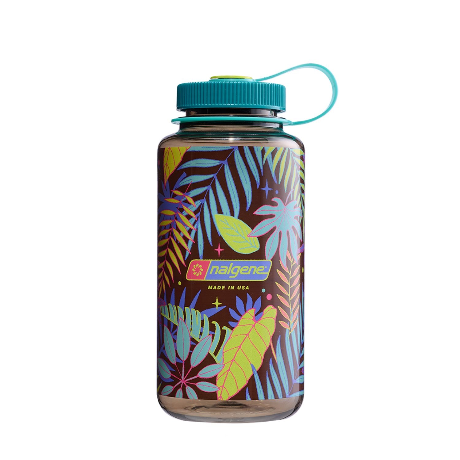 Nalgene 32Oz Wide Mouth Bottle Woodsman With Botanical Ferns