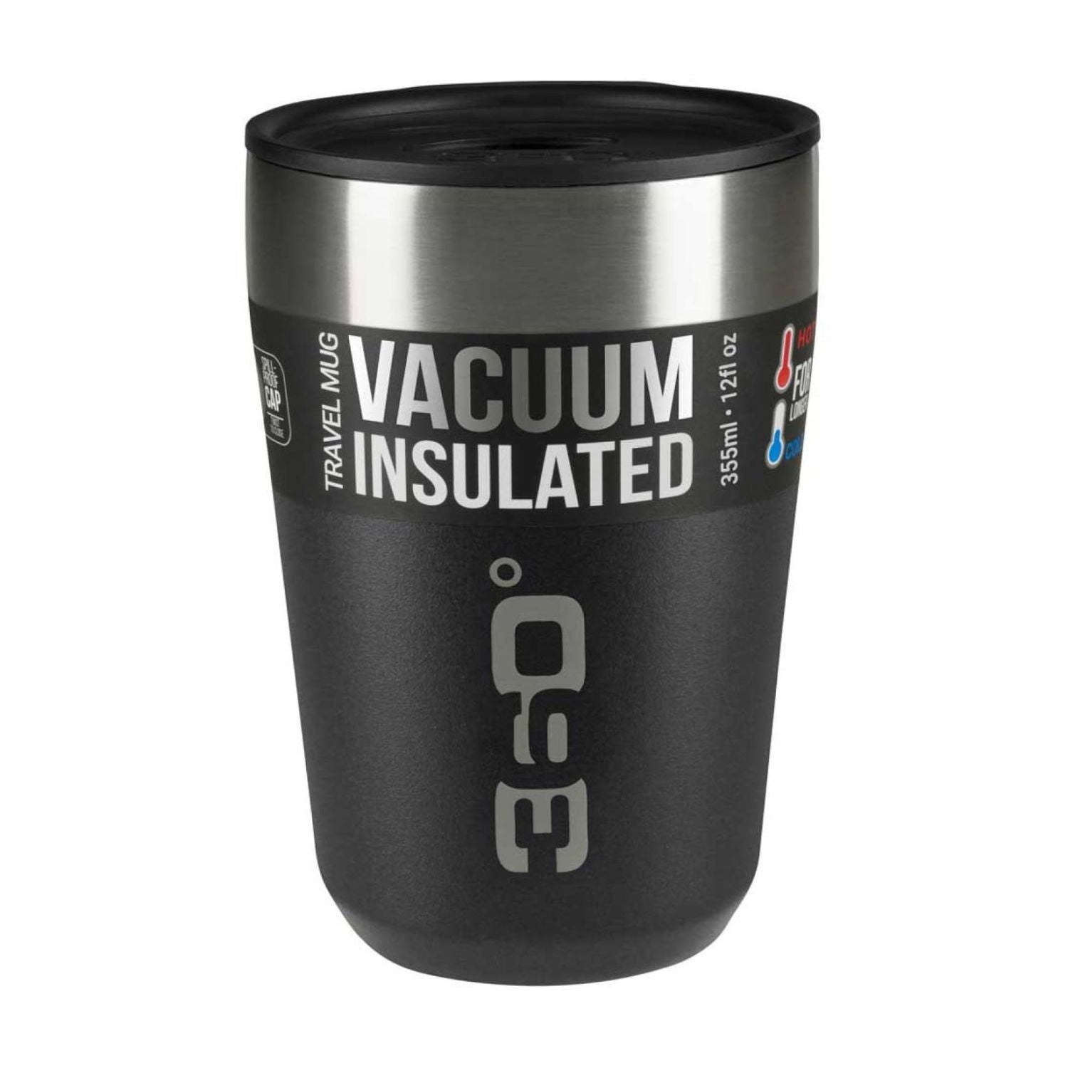 360 Degrees Insulated Travel Mug Regular (Black)