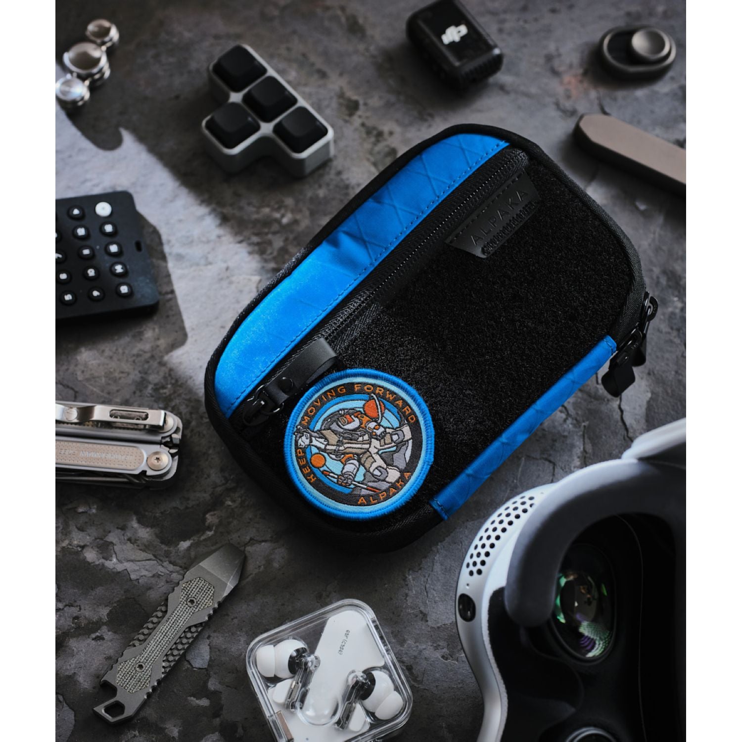 ALPAKA Admin Pouch With Hook & Loop VX21 (Blue)