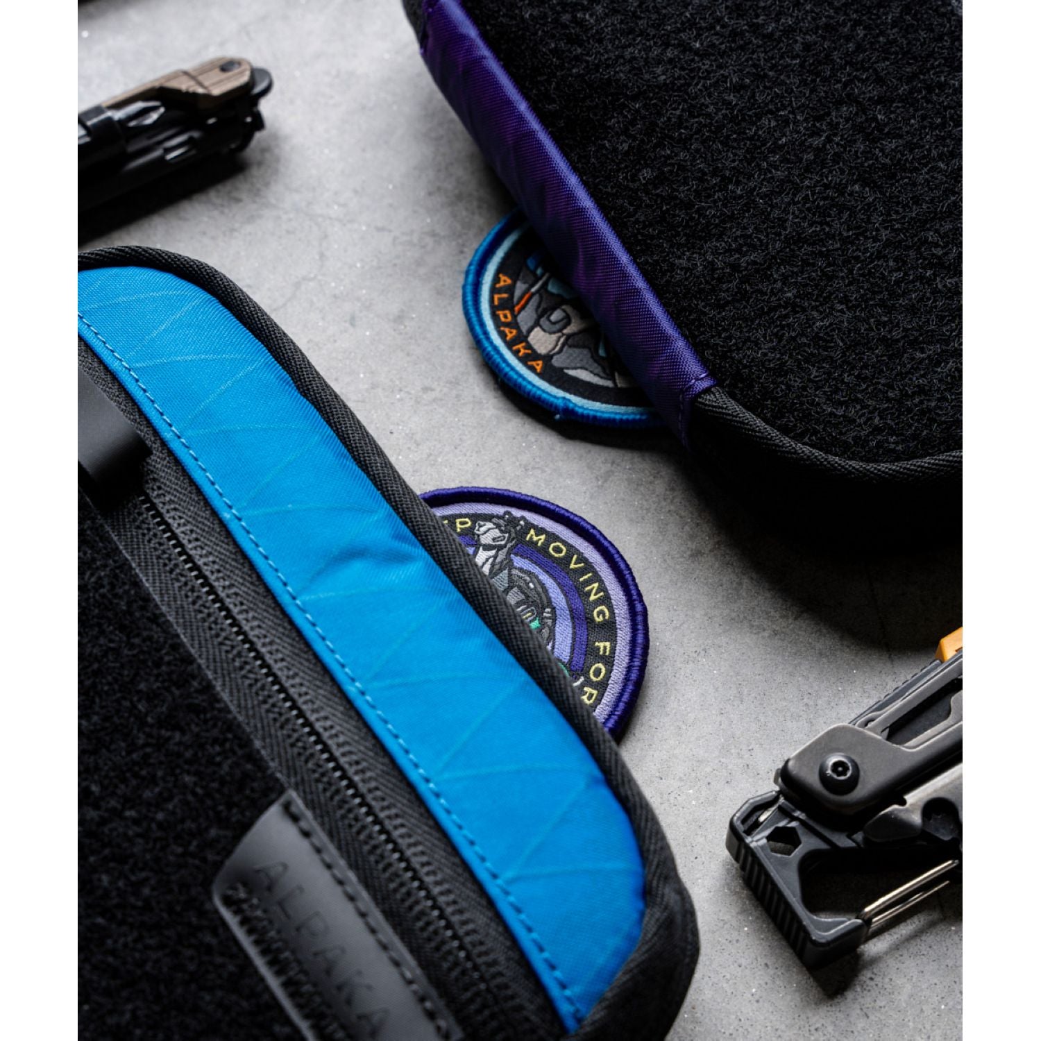 ALPAKA Admin Pouch With Hook & Loop VX21 (Blue)