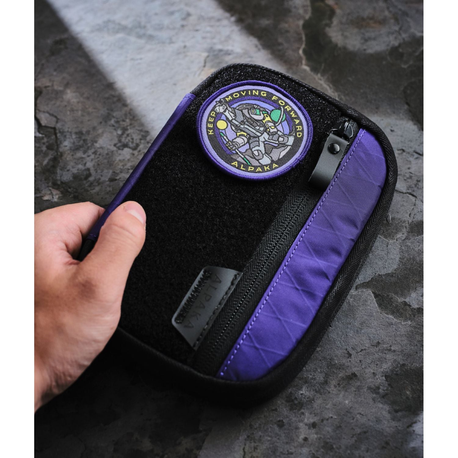 ALPAKA Admin Pouch With Hook & Loop VX21 (Purple)