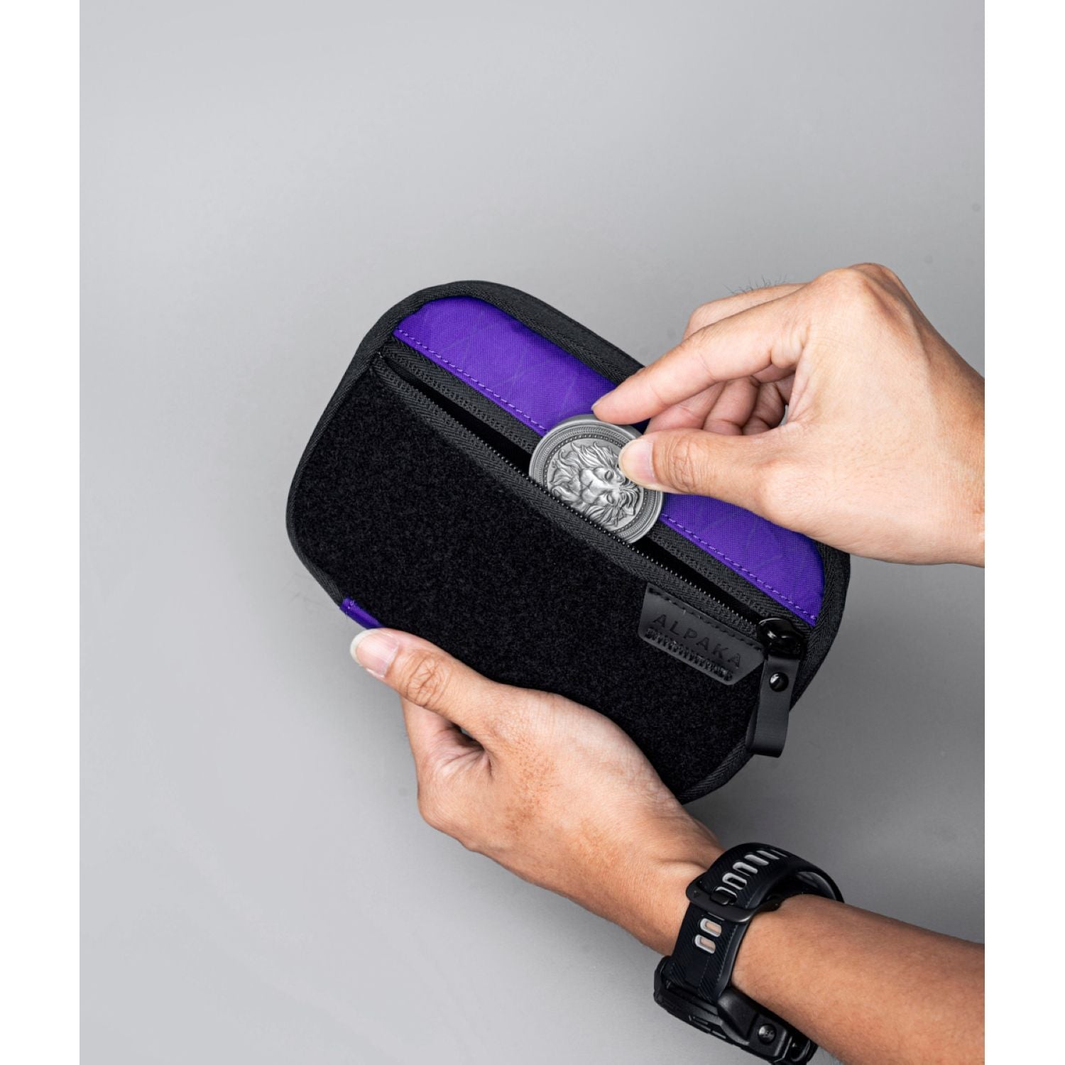 ALPAKA Admin Pouch With Hook & Loop VX21 (Purple)
