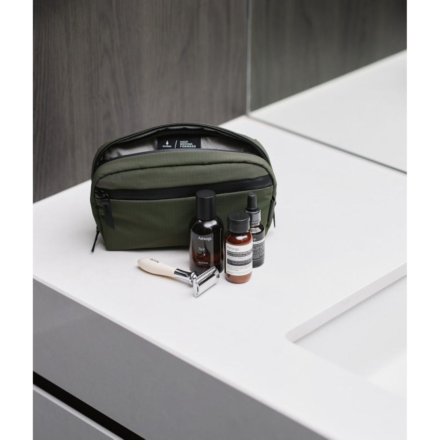 ALPAKA Toiletry Bag Axoflux 210D (Green)