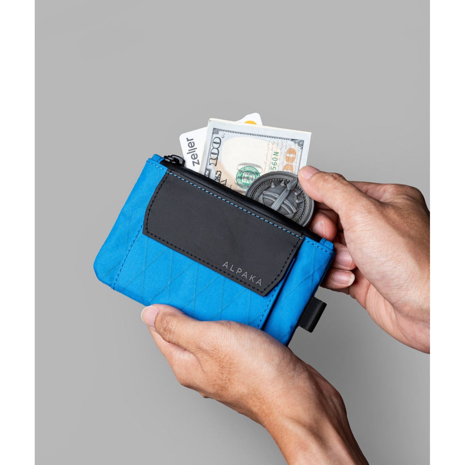 ALPAKA Zip Pouch Coin X-Pac VX21 (Bahama Blue)