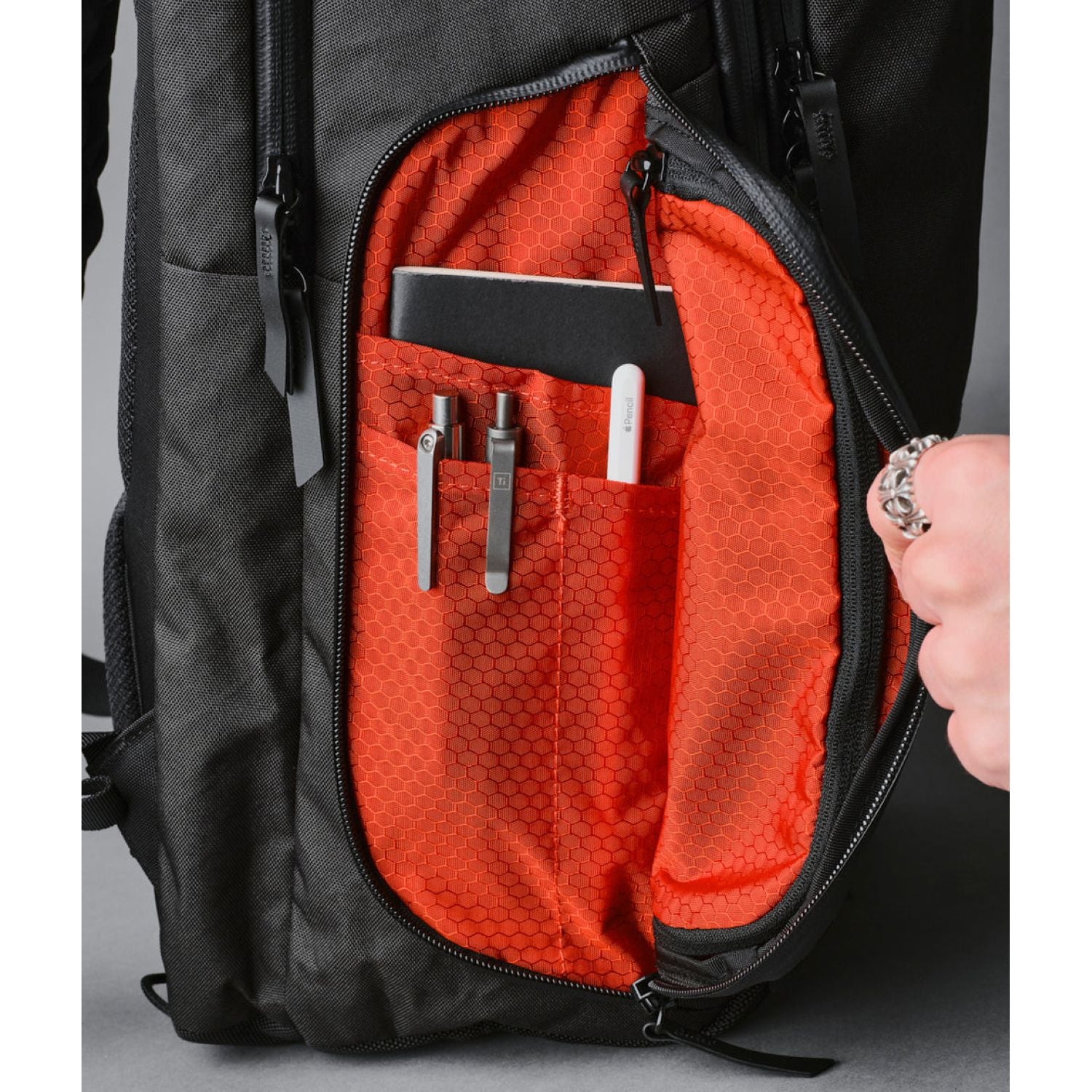 ALPAKA Elements Travel (35L) X-Pac VX 42 Backpack + Removable Waist Strap (Black)