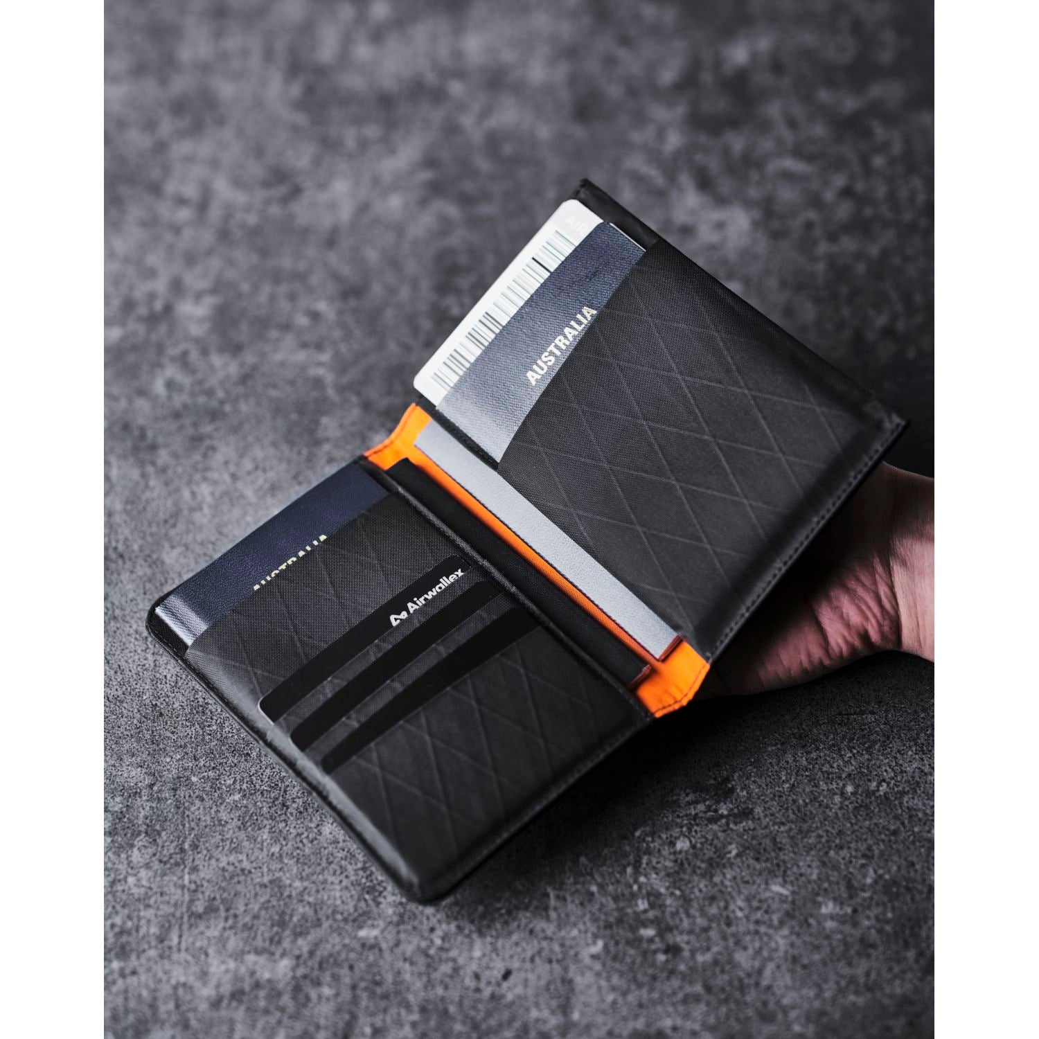ALPAKA ARK Bifold Passport Wallet X-Pac VX21 (Black)