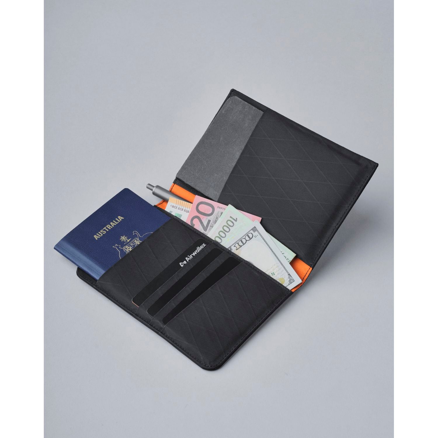 ALPAKA ARK Bifold Passport Wallet X-Pac VX21 (Black)
