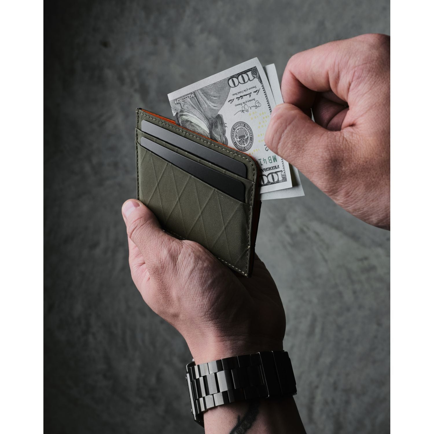 ALPAKA Card Wallet X-Pac VX21 (Dark Green)