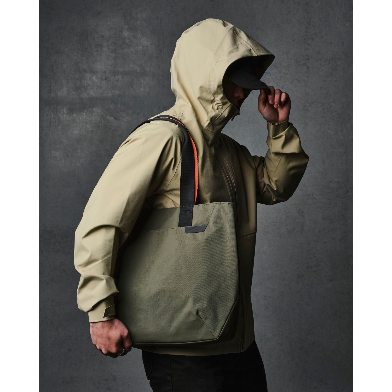 ALPAKA Elements Tote Bag Axoflux 210D (Green/Orange)