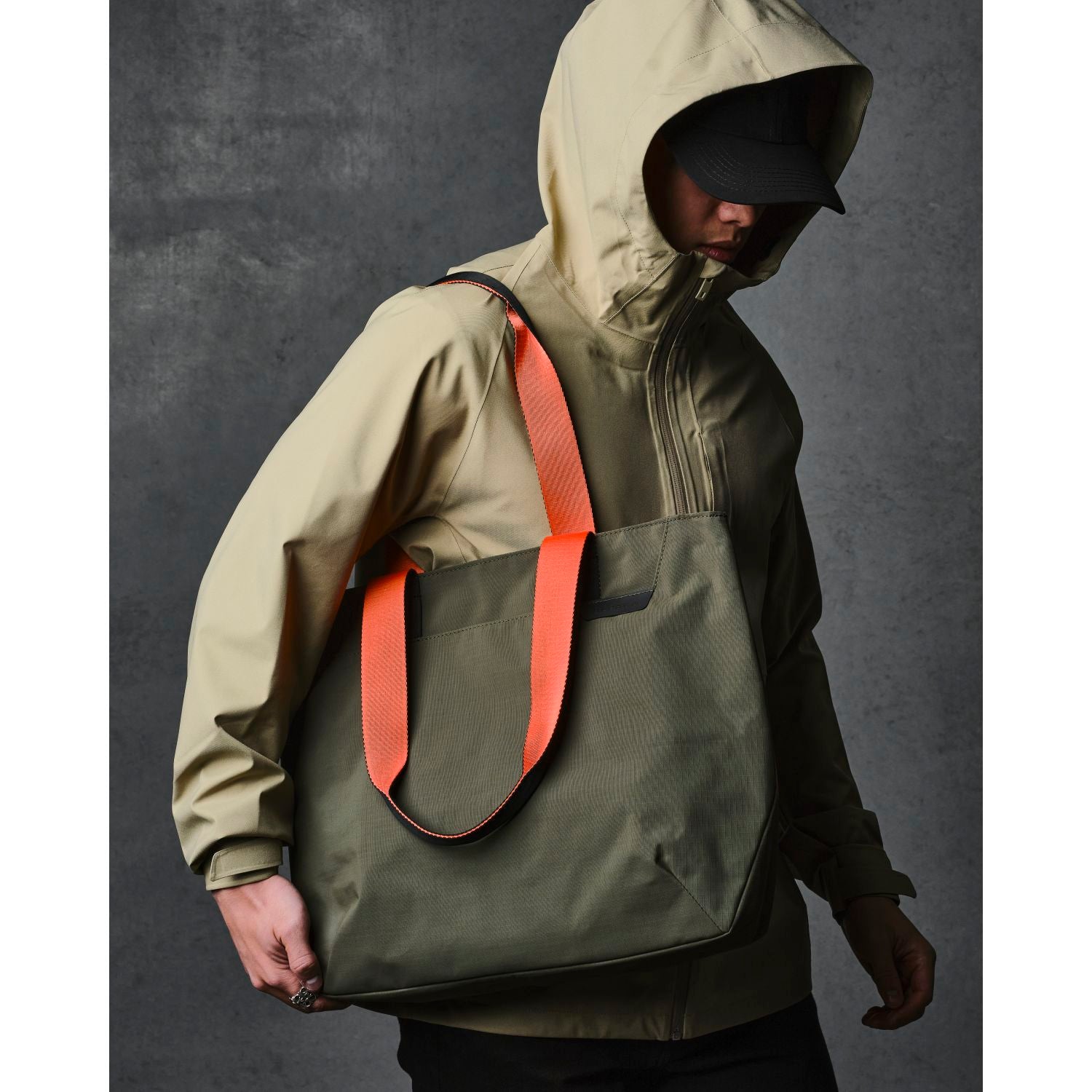 ALPAKA Elements Tote Bag Axoflux 210D (Green/Orange)