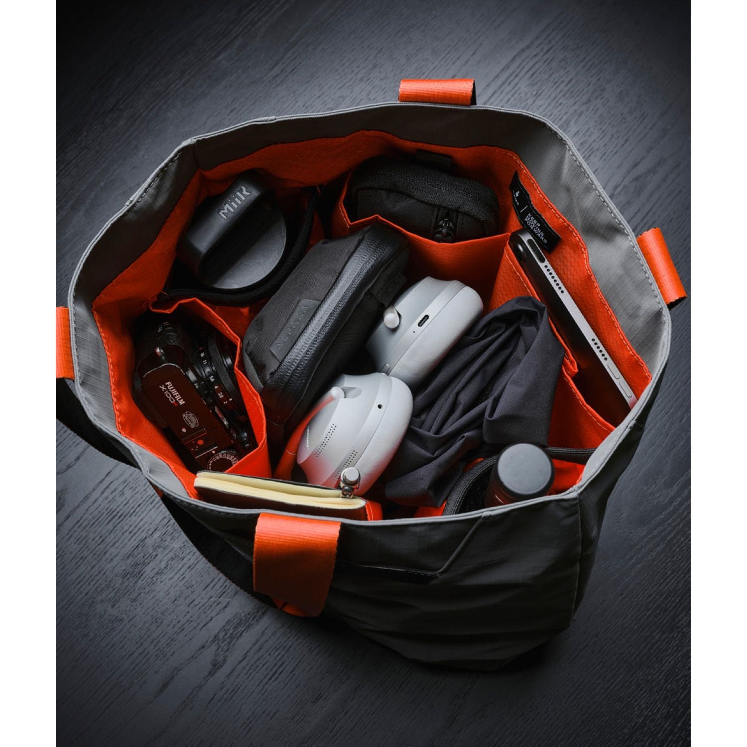 ALPAKA Elements Tote Bag Axoflux 210D (Grey/Orange)