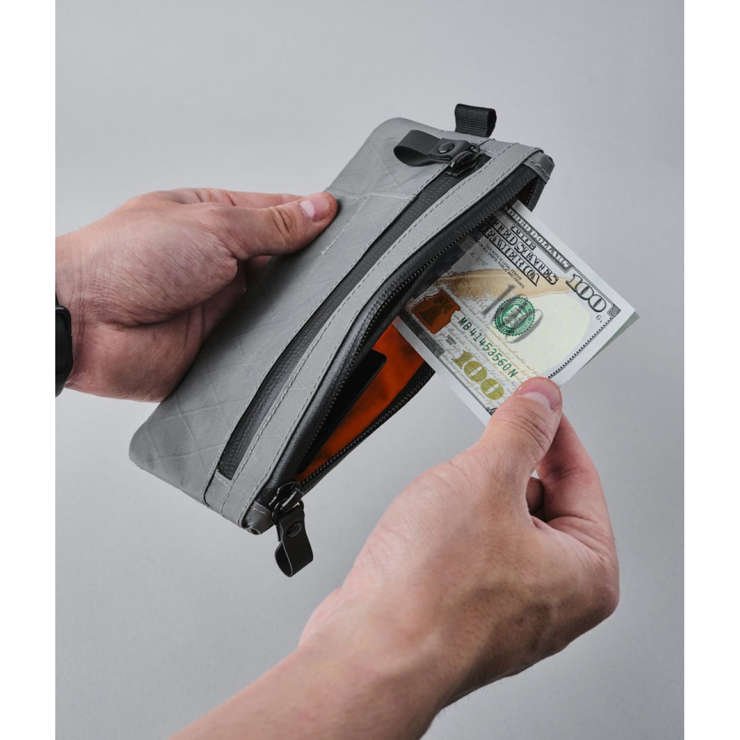 ALPAKA Zip Clutch X-Pac VX21 (Slate Grey)