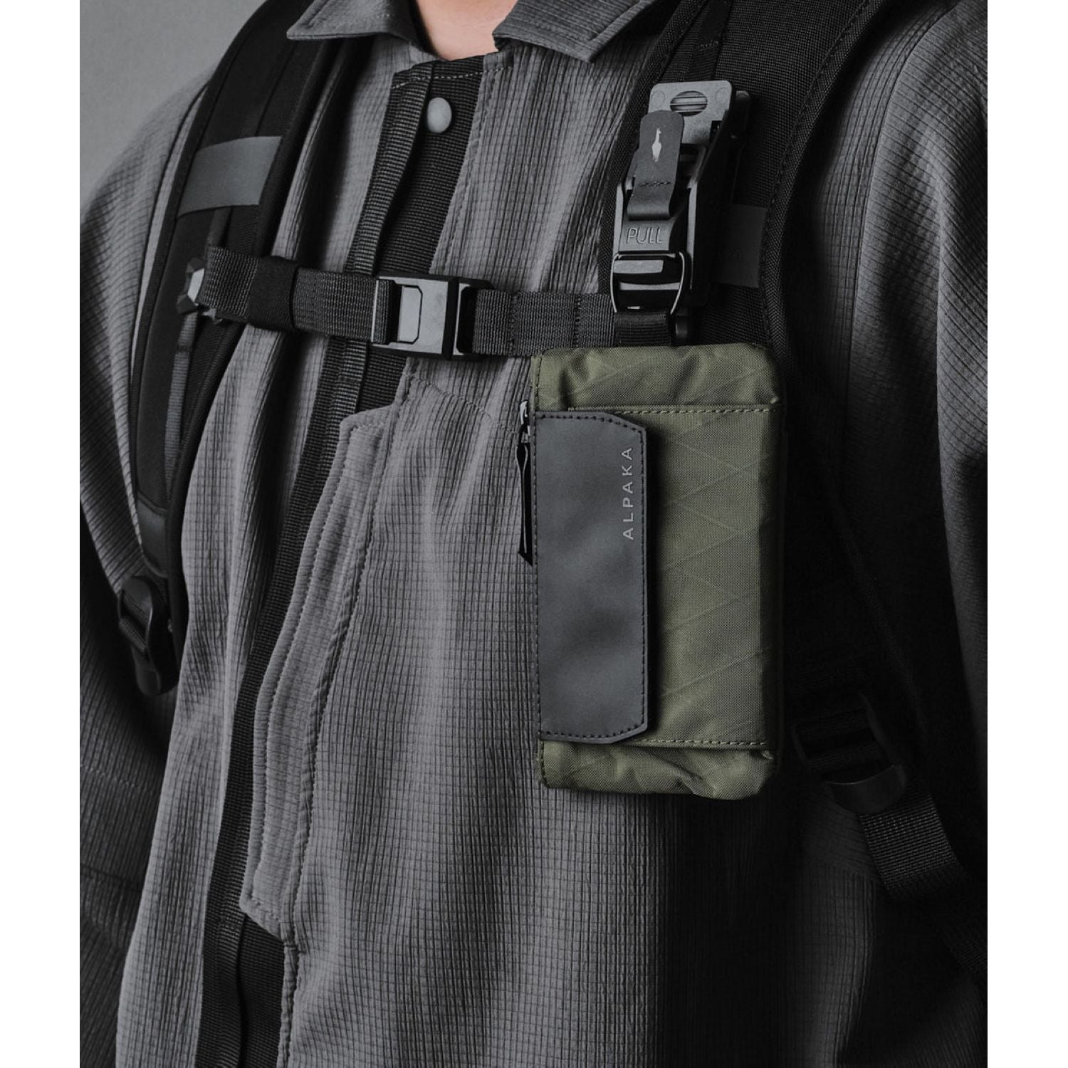 ALPAKA Zip Pouch Coin X-Pac VX21 (Green)