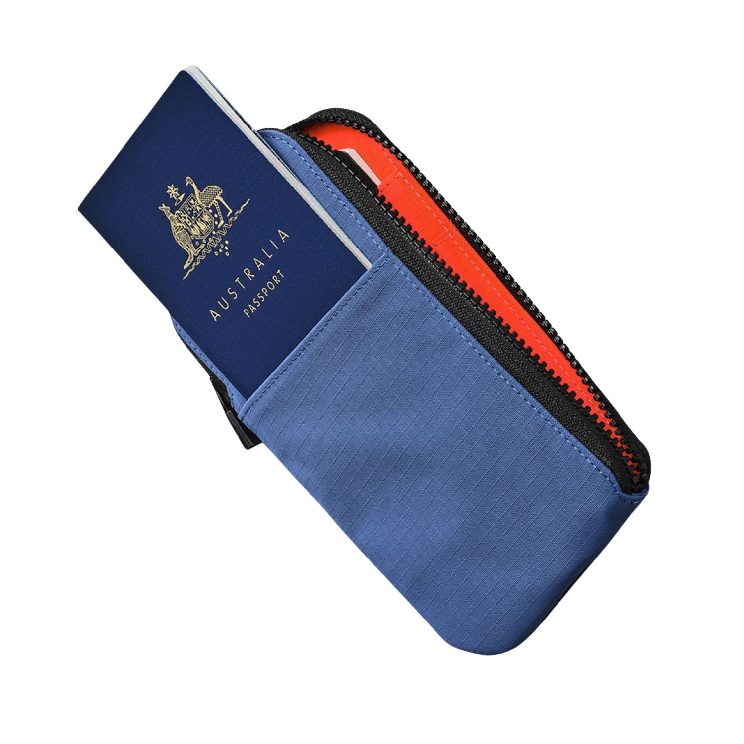 ALPAKA Zip Travel Wallet Axoflux 210D (Blue)