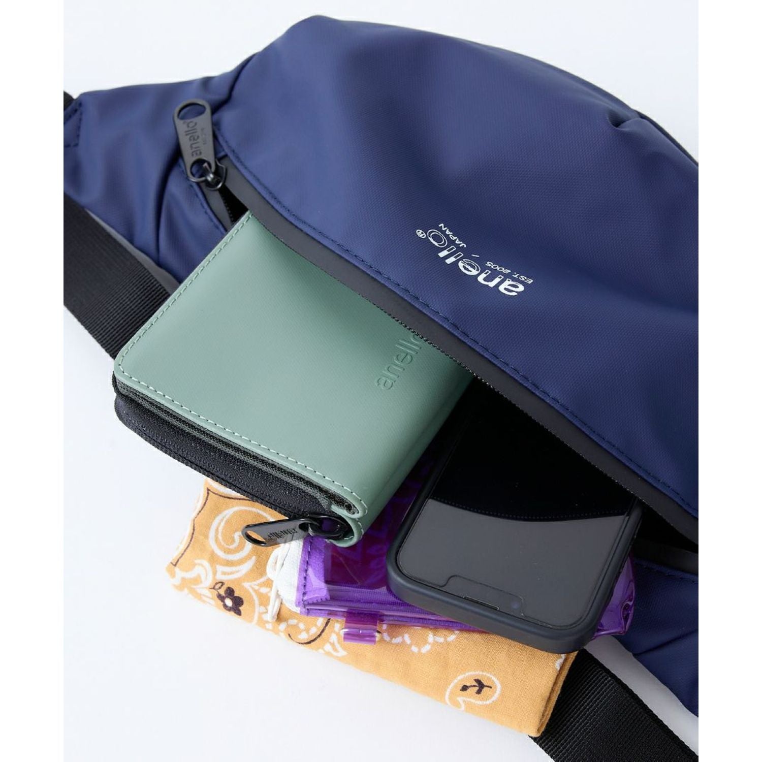 Anello Acqua Waist Bag (Navy)