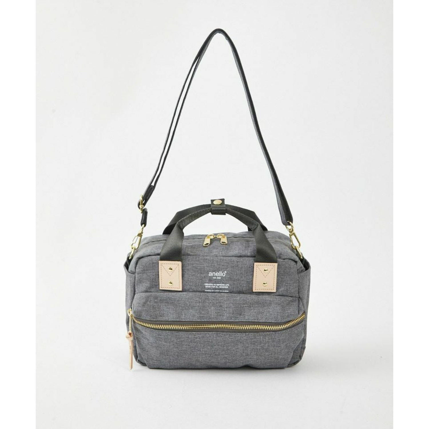 Anello Atelier Mini Shoulder Bag (Light Grey)