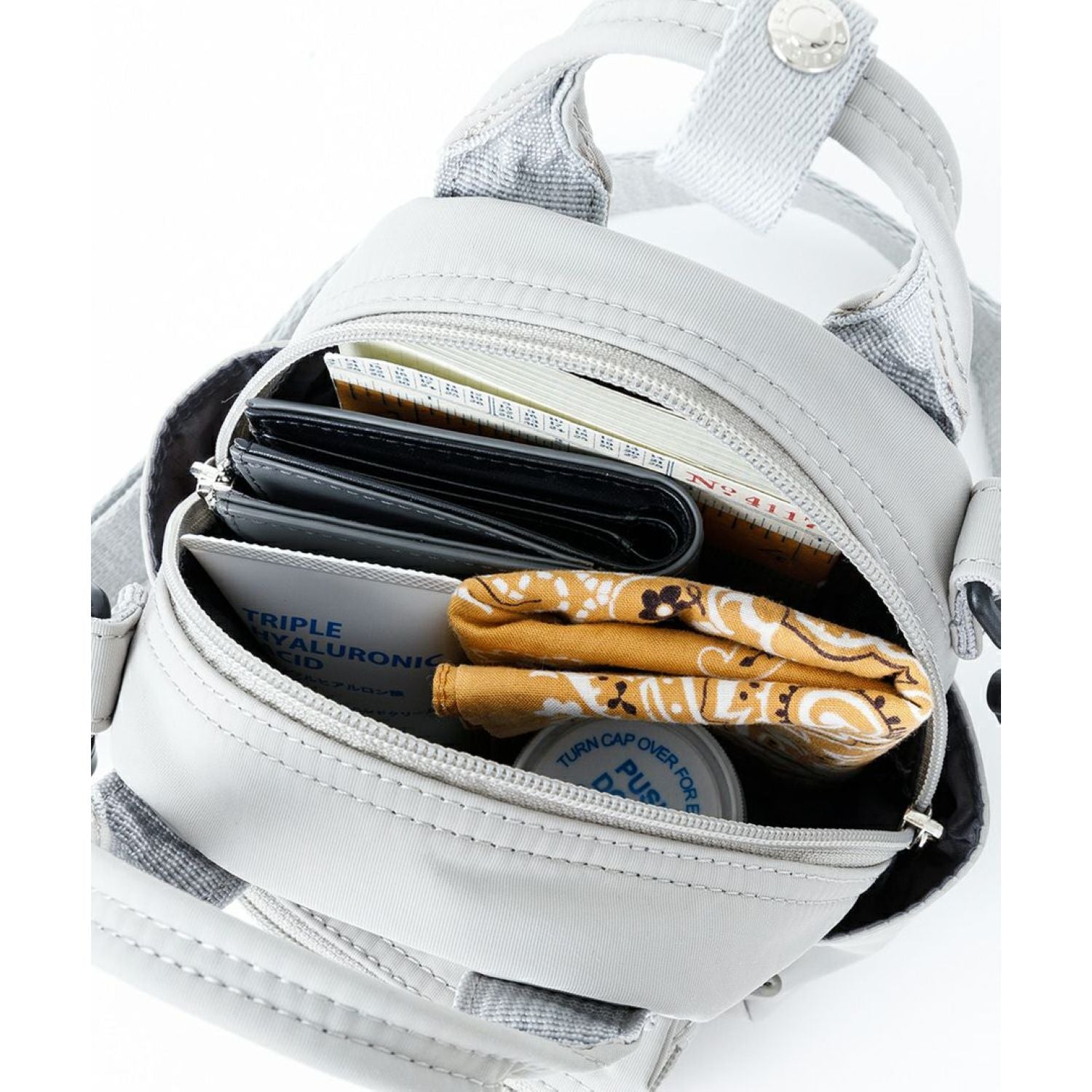Anello Base 2Way Nano Shoulder Bag (Light Grey)