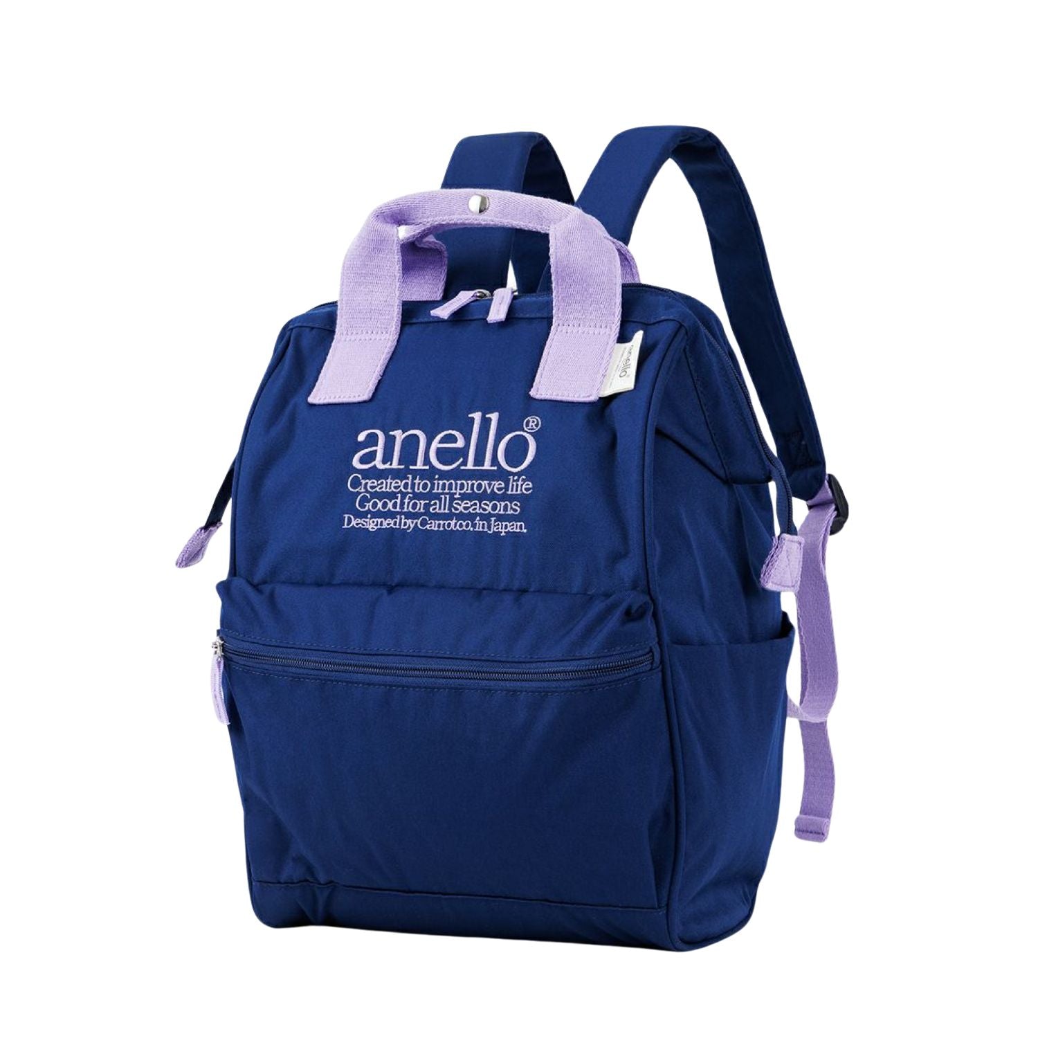 Anello Beverly Kuchigane Backpack R (Navy)