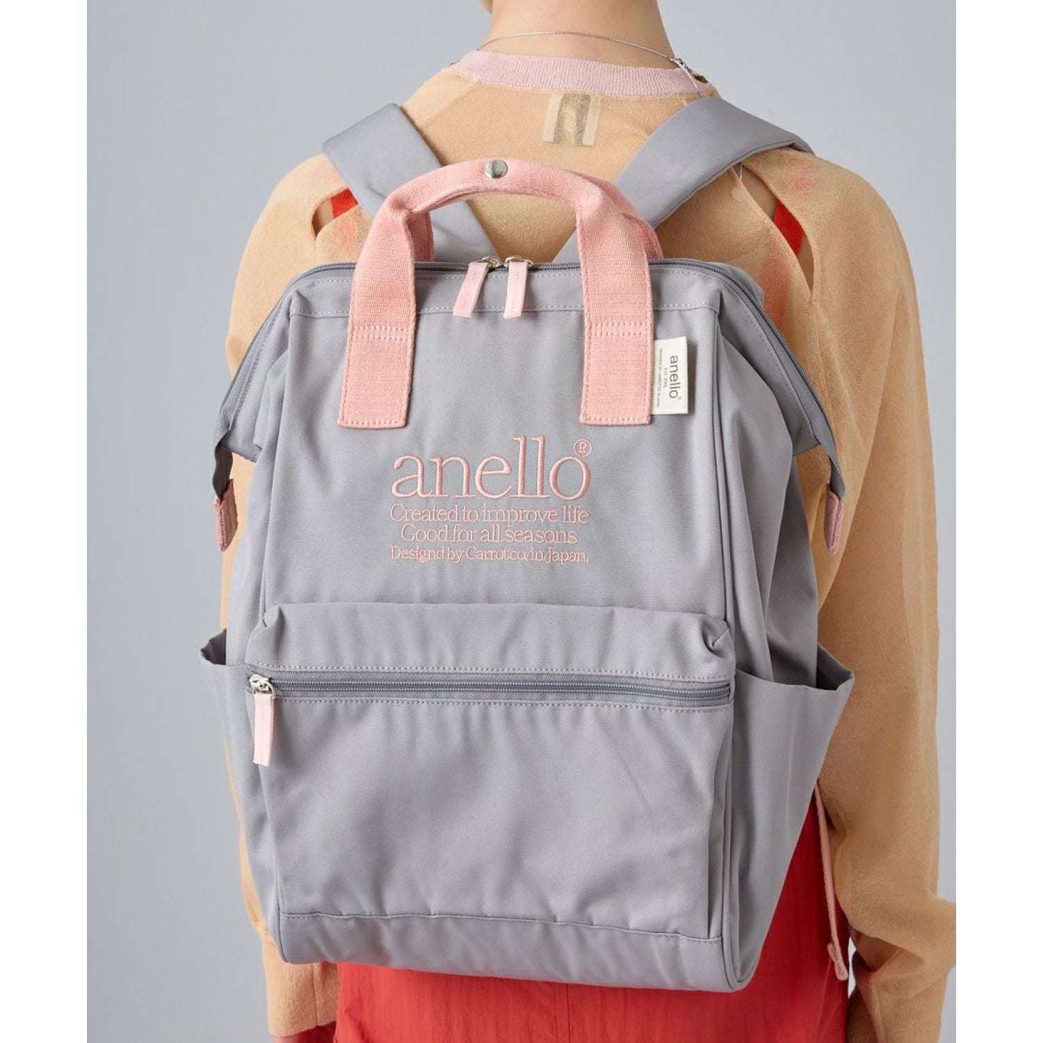 Anello Beverly Kuchigane Backpack R (Navy)