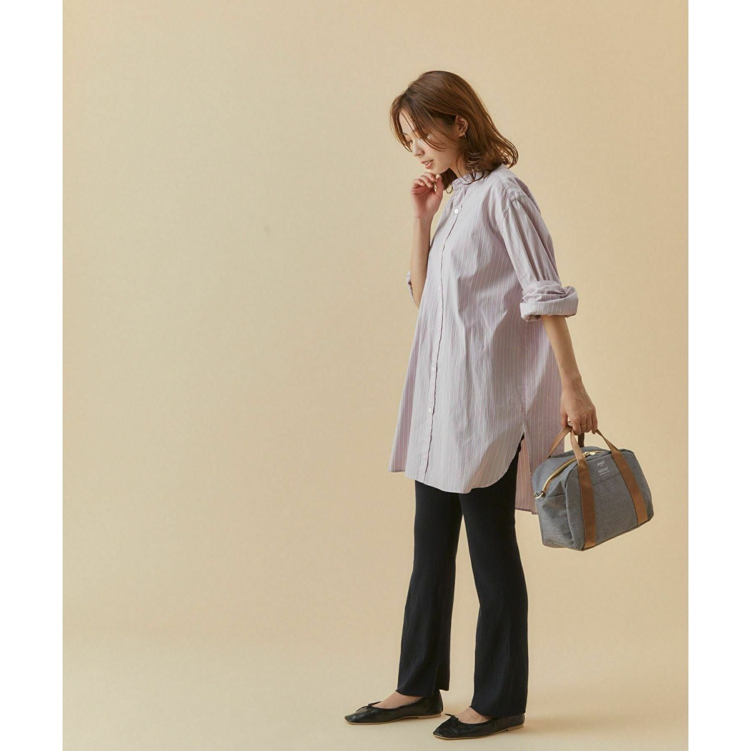 Anello Chubby Mini Shoulder Bag (Grey)