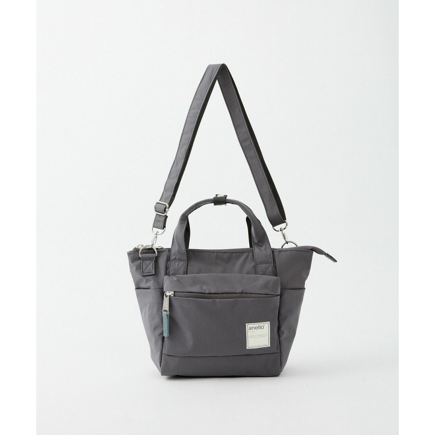 Anello Circle 2Way Mini Tote Bag (Grey)