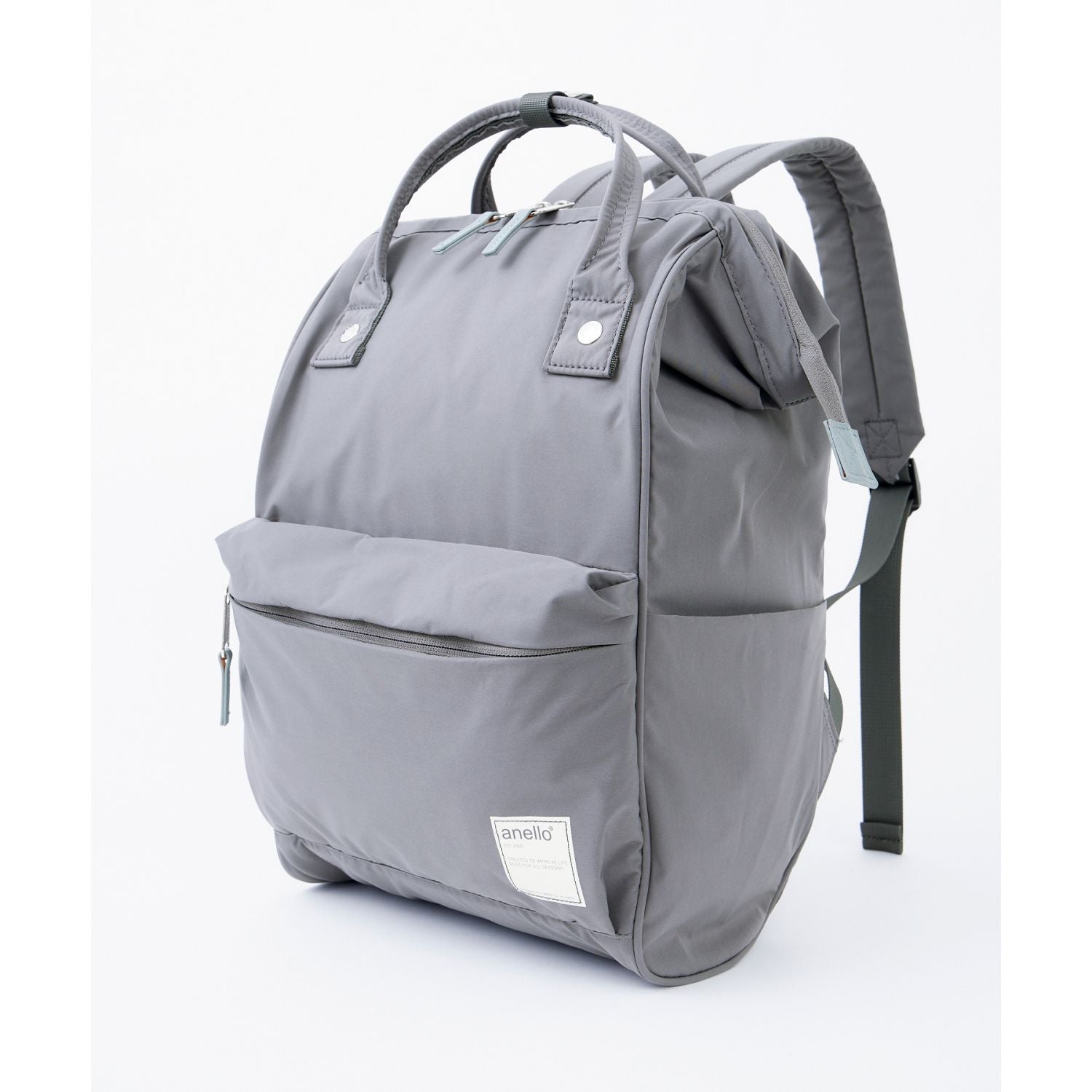 Anello Circle Kuchigane Backpack Slim R (Grey)