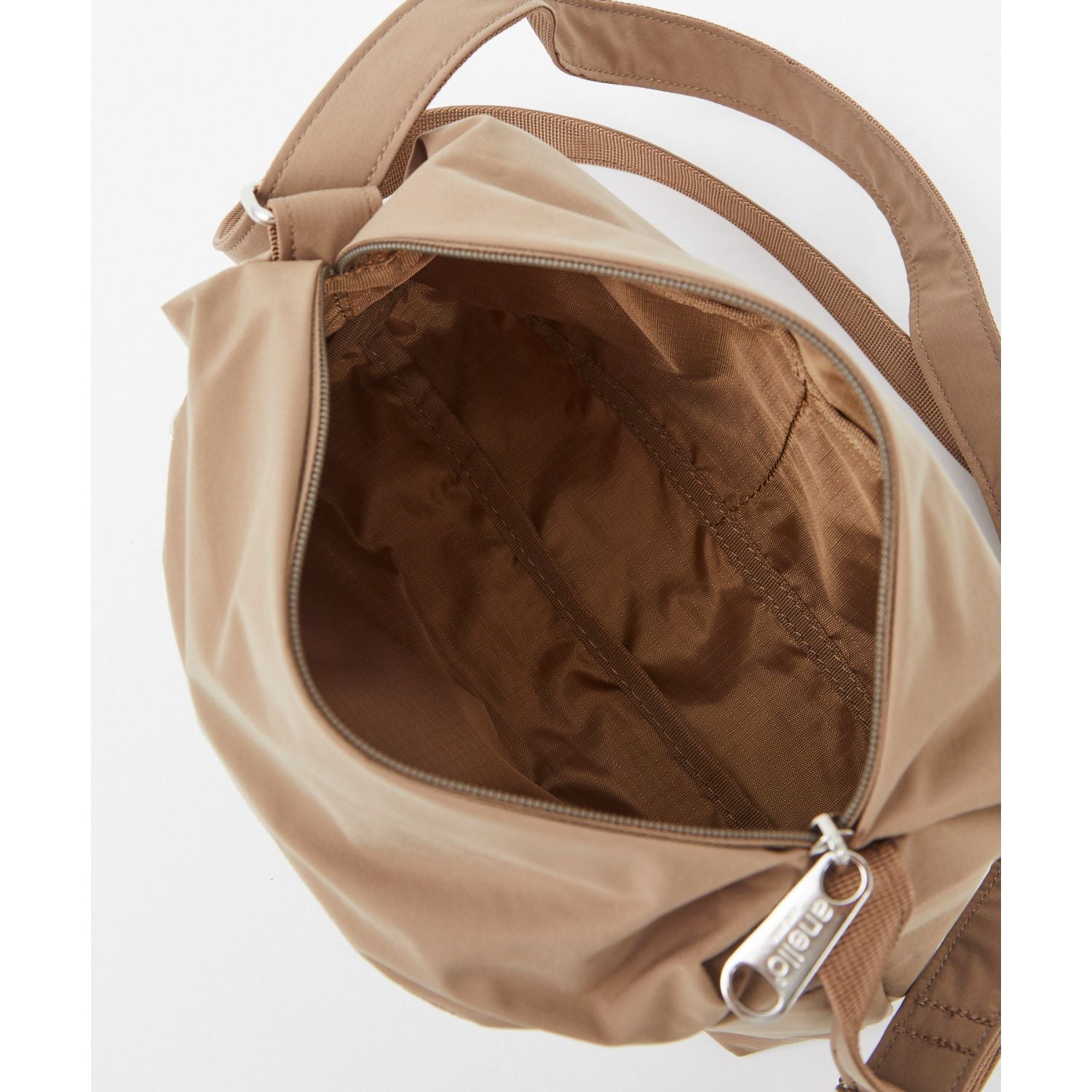Anello Circle Mini Shoulder Bag (Beige)