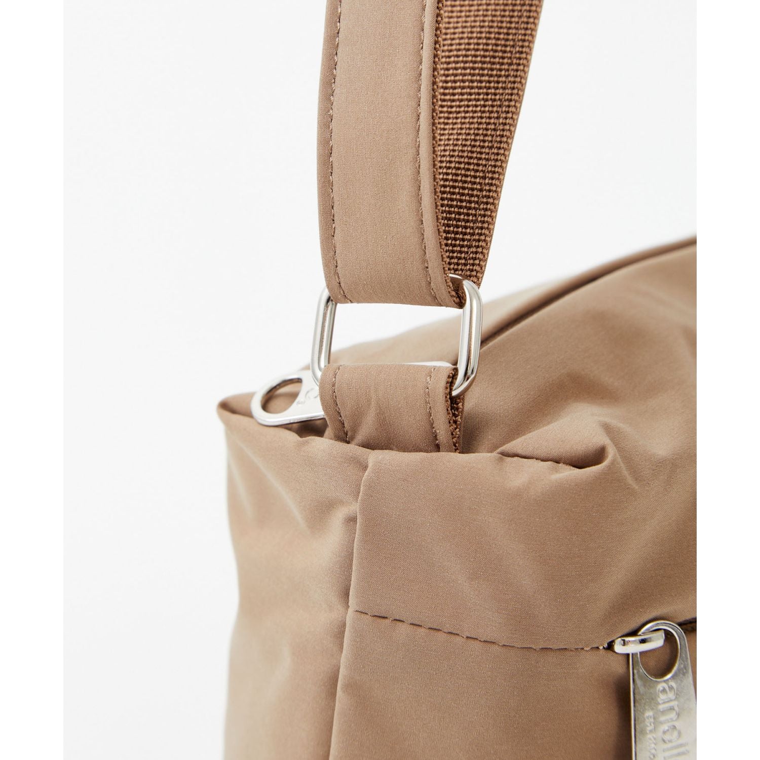 Anello Circle Mini Shoulder Bag (Beige)