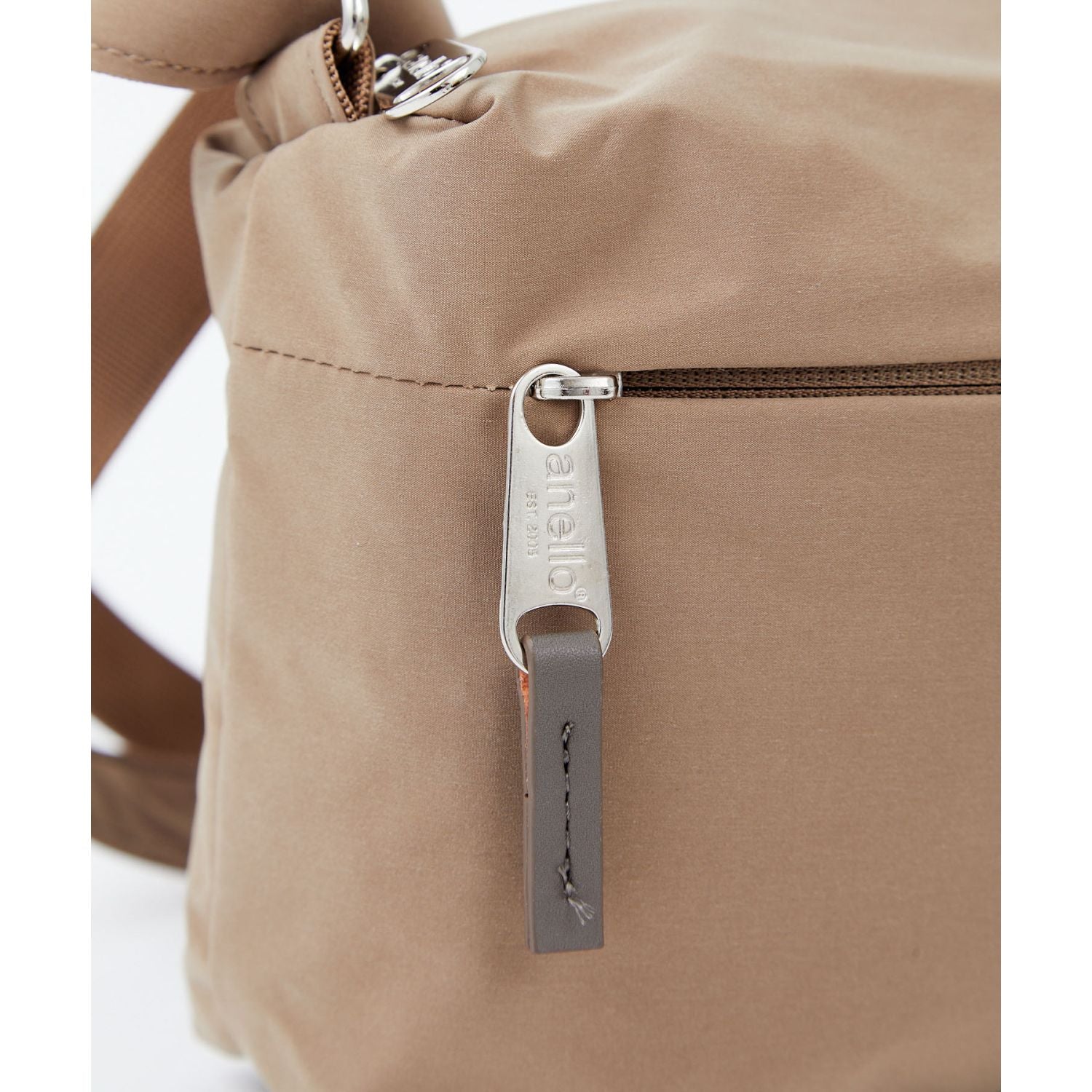 Anello Circle Mini Shoulder Bag (Beige)