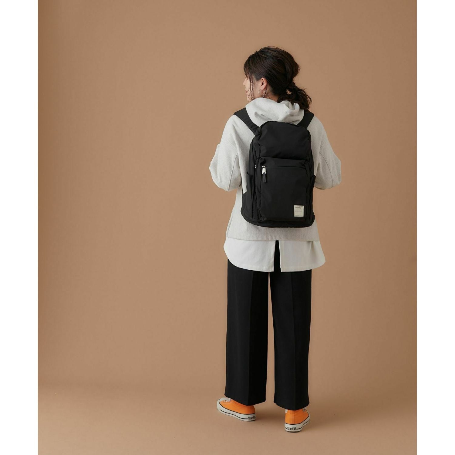 Anello Circle Multifunctional Backpack (Black)