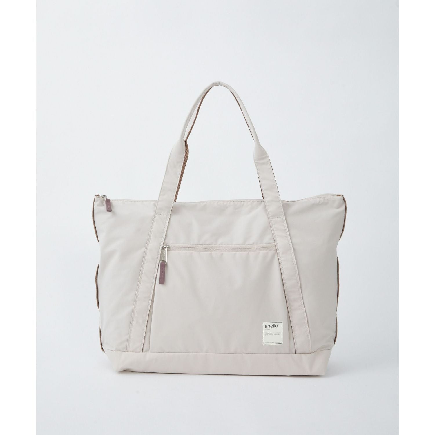 Anello Circle Tote Bag (Light Beige)