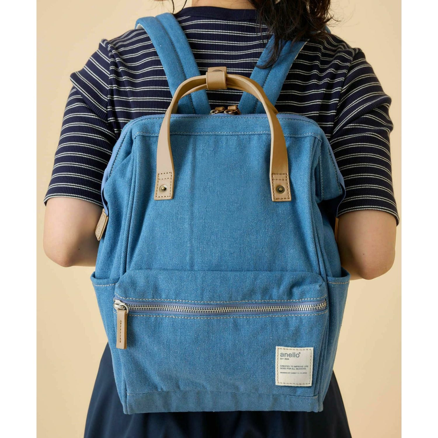 Anello Conny Kuchigane Backpack Slim S (Blue)