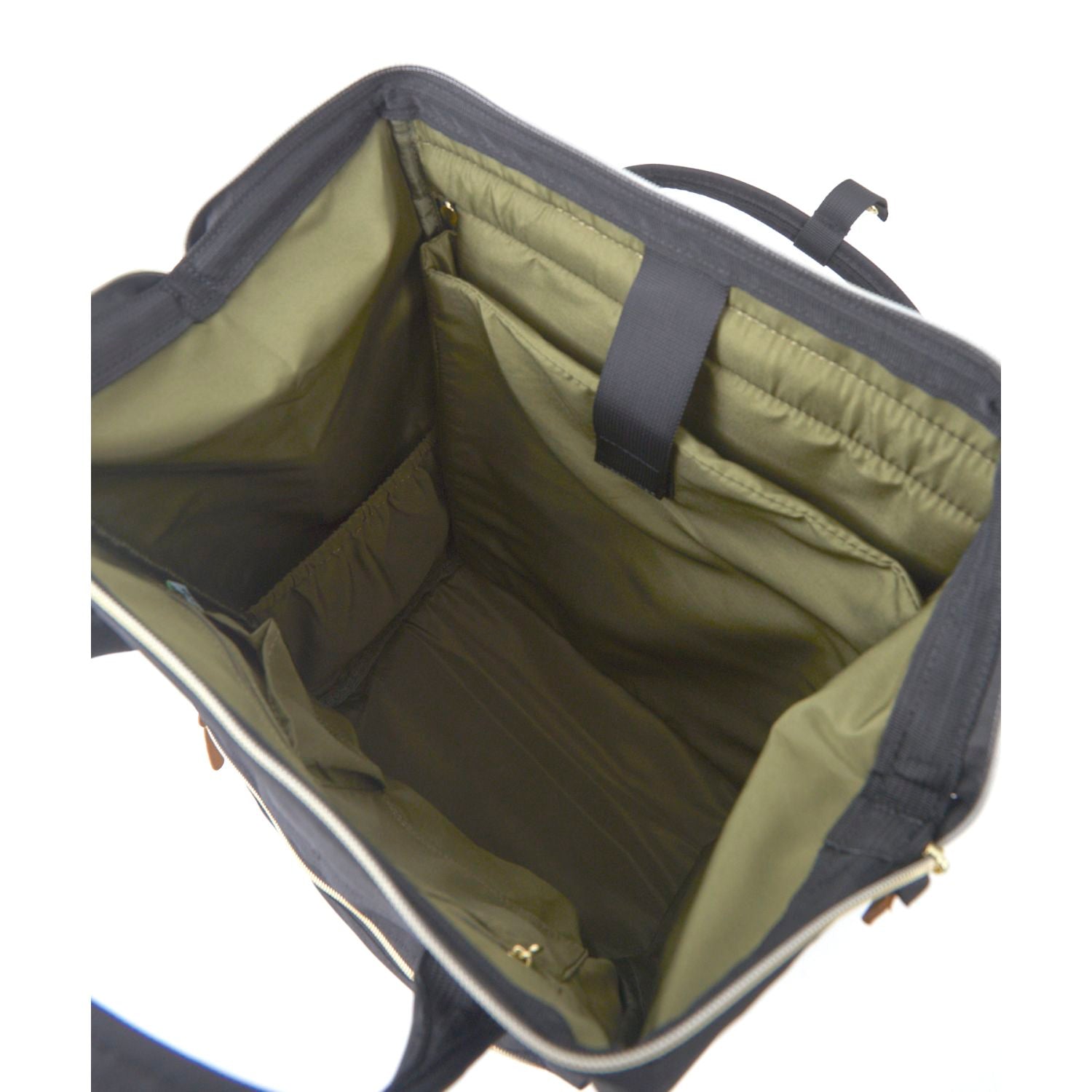 Anello Cross Bottle Kuchigane Backpack L (Black)