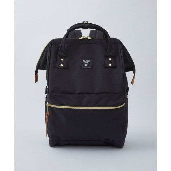 Anello Cross Bottle Kuchigane Backpack R (Black)