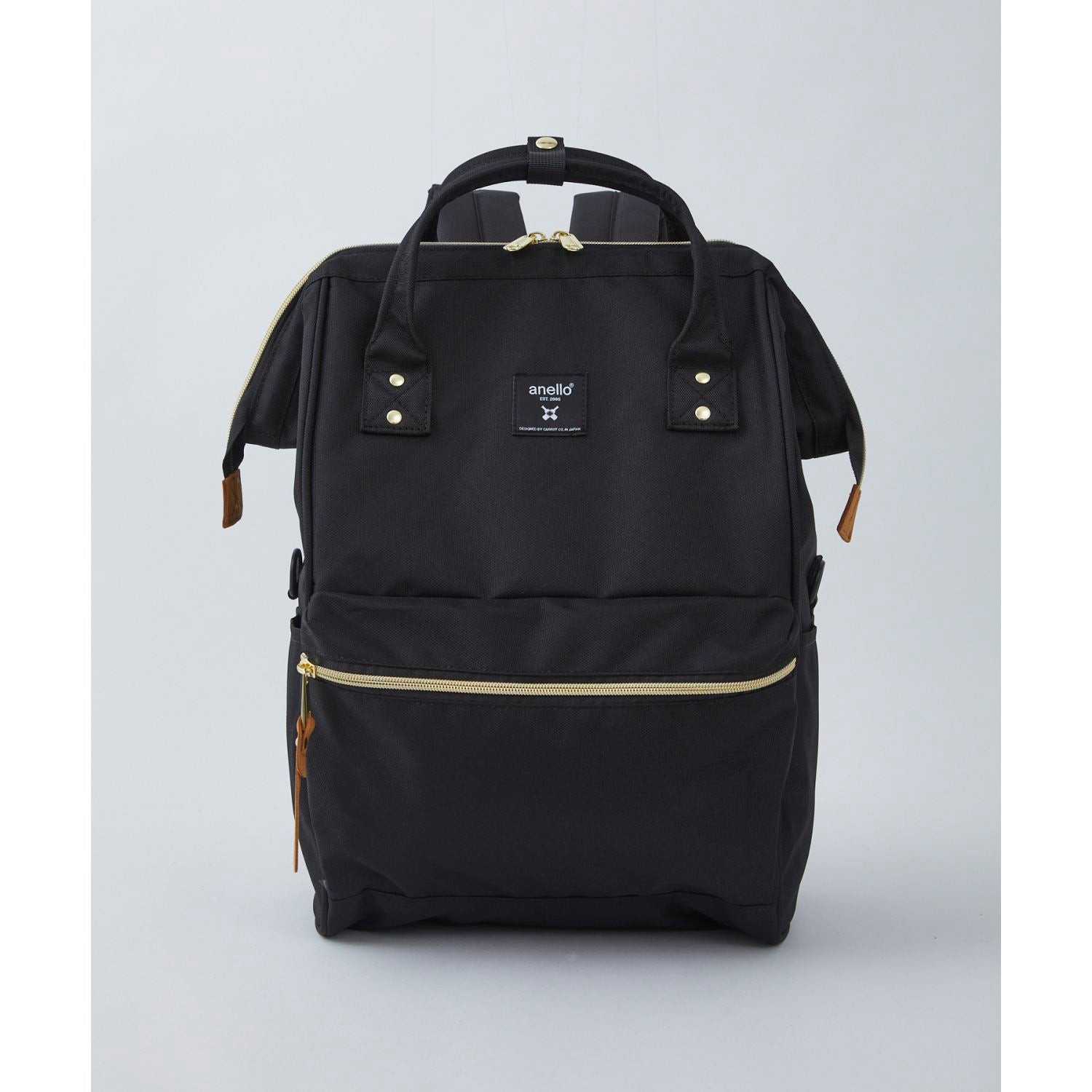 Anello Cross Bottle Kuchigane Backpack S (Black)