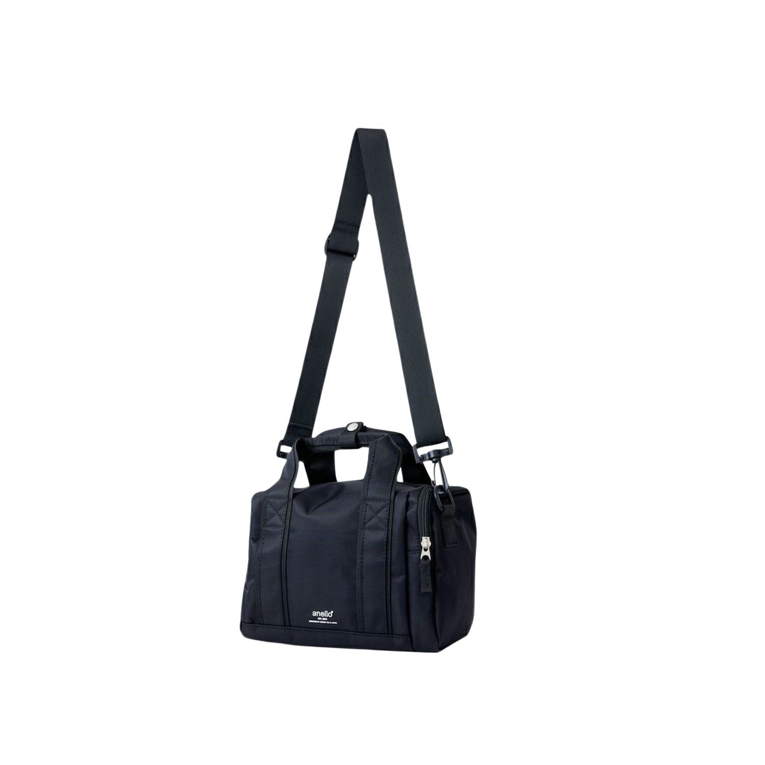 Anello Cube 2Way Mini Boston Bag (Black)