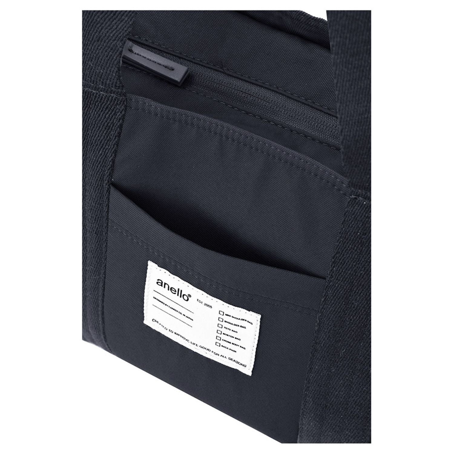 Anello Departure Tote Bag (Black)