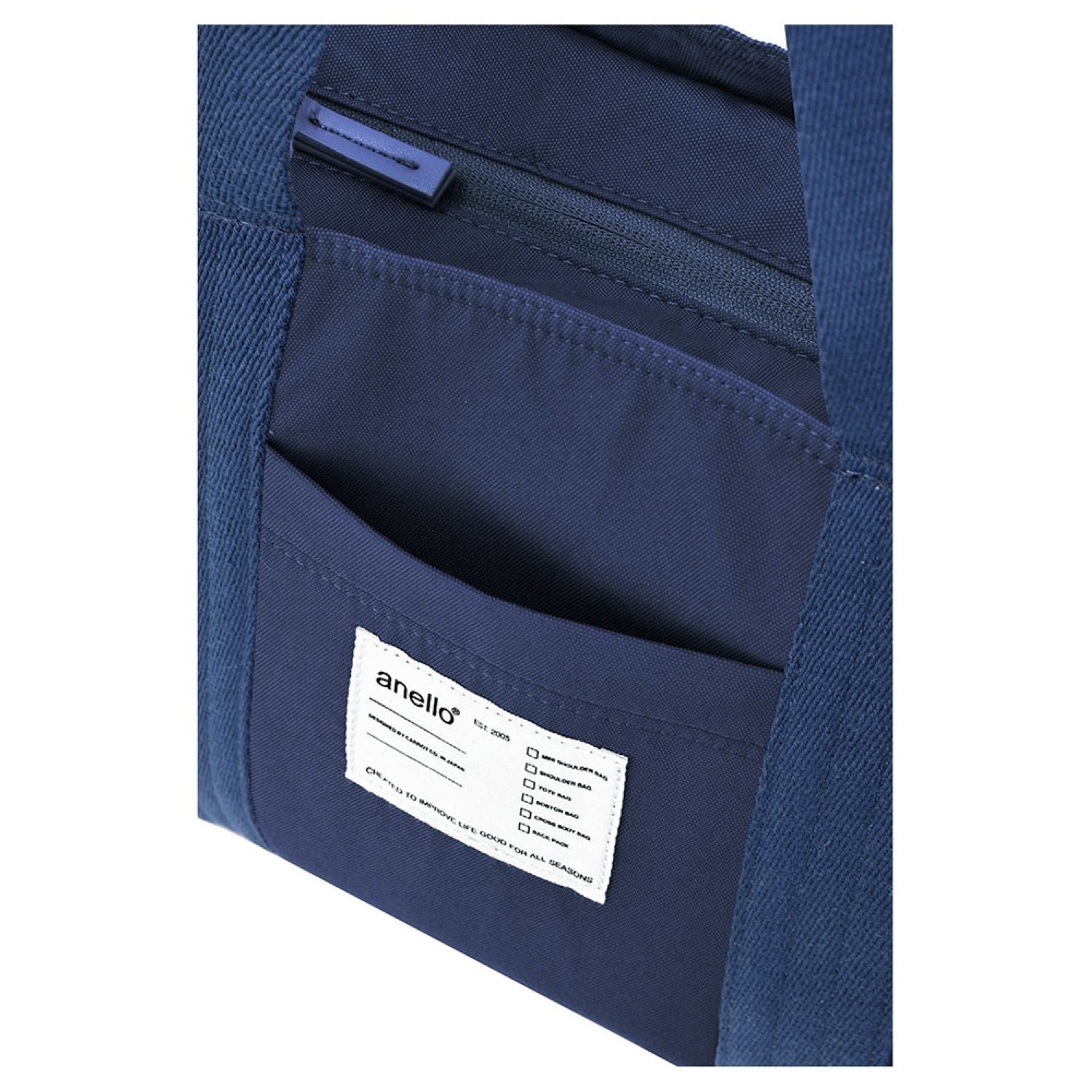 Anello Departure Tote Bag (Navy)