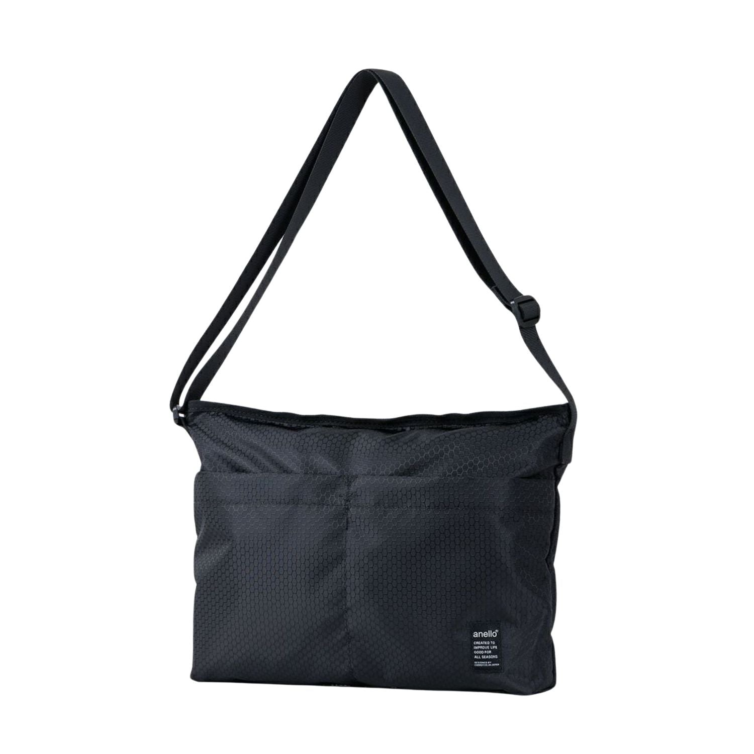 Anello Lit Shoulder Bag (Honeycomb Black)