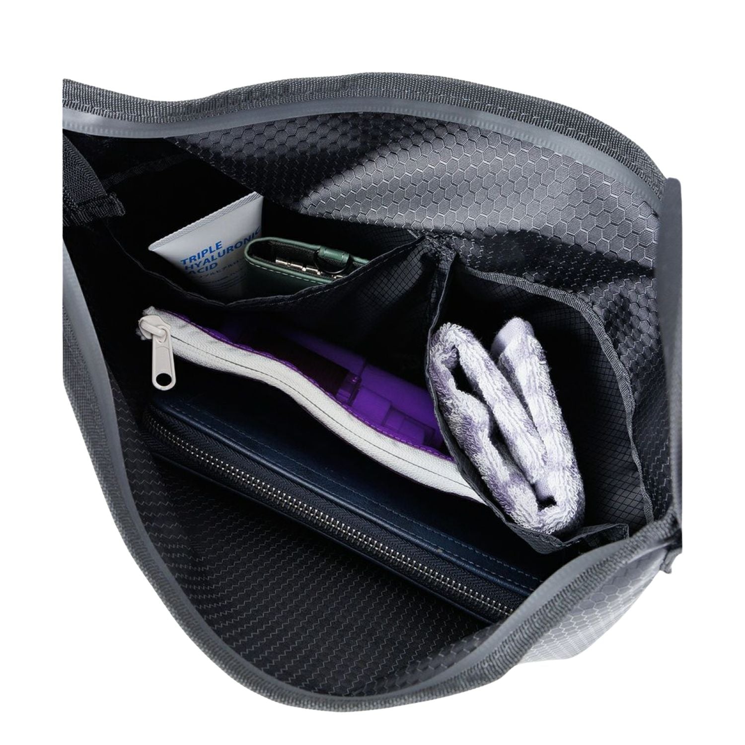 Anello Lit Shoulder Bag (Honeycomb Black)