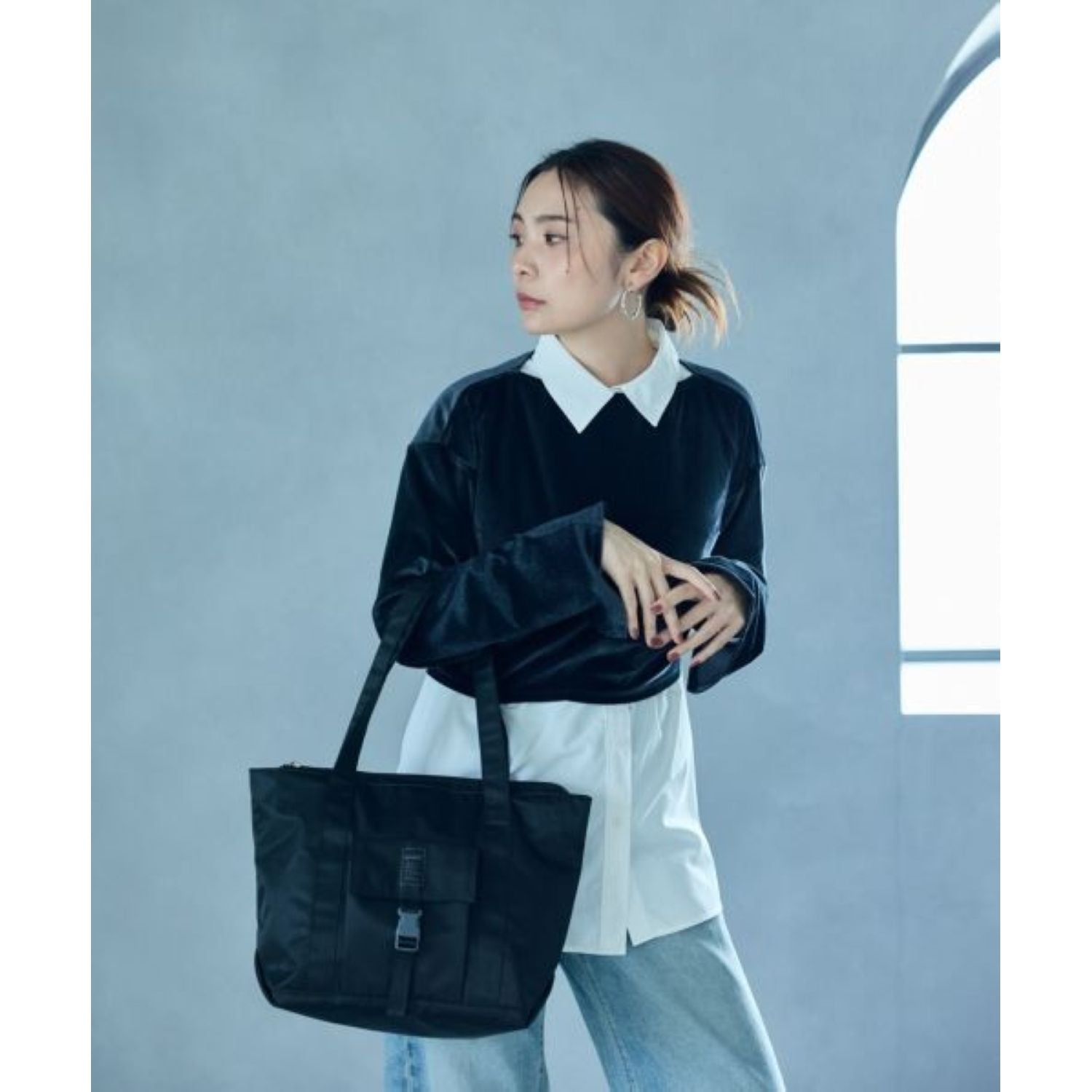 Anello SAI Tote Bag (Navy)