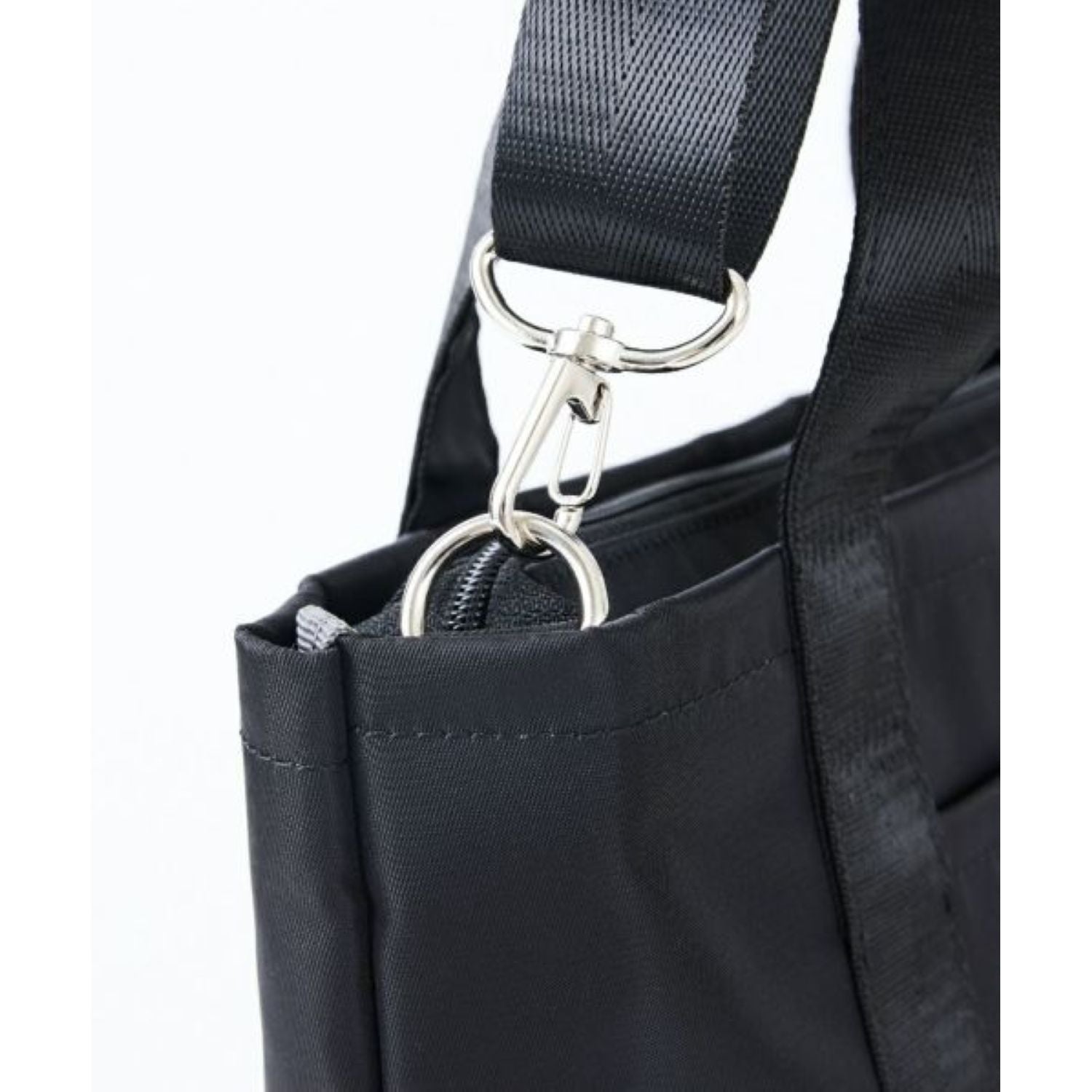 Anello Sparkle 2Way Mini Tote Bag (Light Grey)