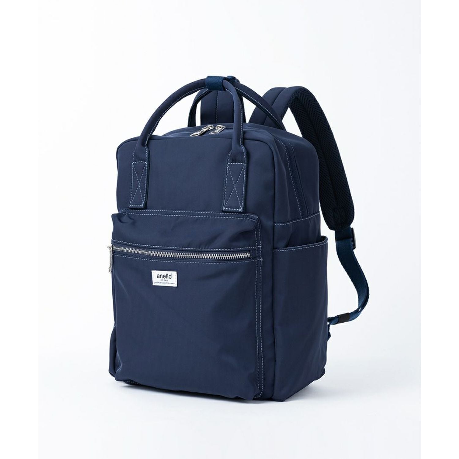 Anello Town Squared Backpack (Navy)