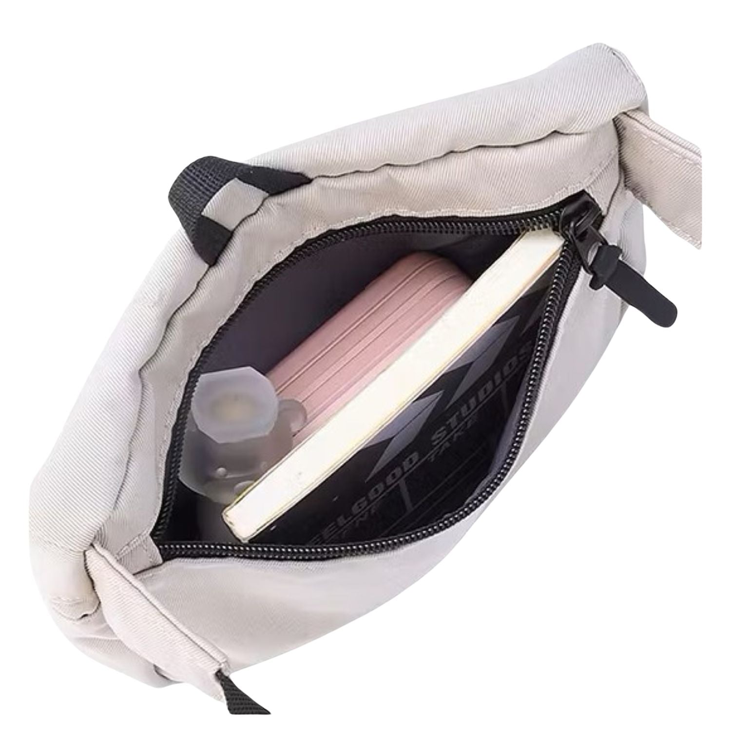 Anello Zip Waist Bag (Beige)