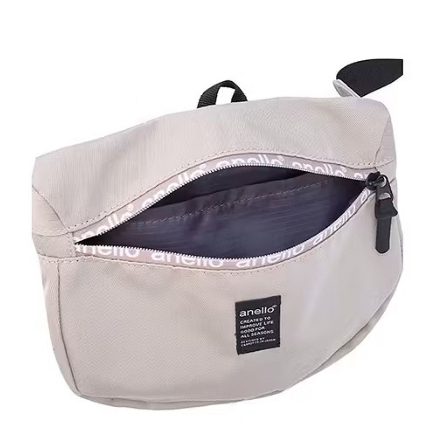 Anello Zip Waist Bag (Black)